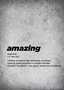 amazing definition