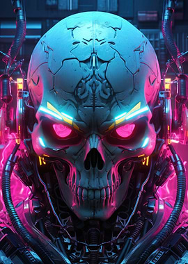 Cyberpunk Skull