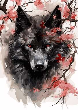 wolf cherry blossom