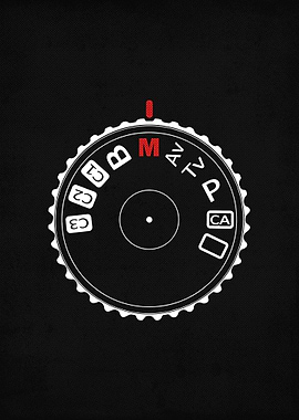 DSLR Camera Mode Dial