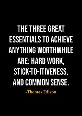 Thomas Edison quotes