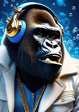 Gorilla Pop Art 5629