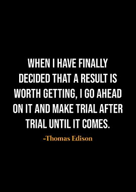 Thomas Edison quotes