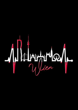 Vienna Skyline Heartbeat