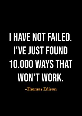 Thomas Edison quotes