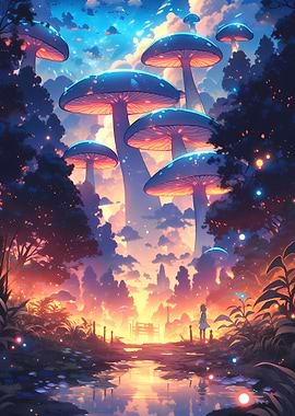 Fantasy Mushroom World 02