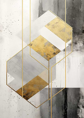 Bauhaus Gold Decor