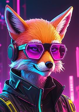 Cyberpunk Fox