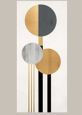Bauhaus Gold Decor