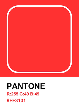 Pantone Red Color