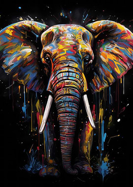 Elephant Abstract