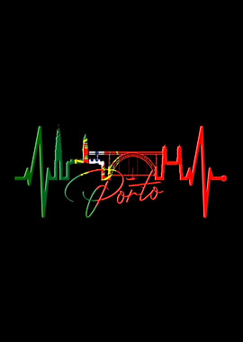 Porto Skyline Heartbeat