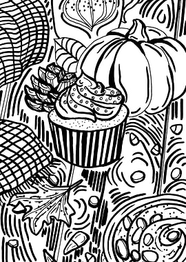 Halloween Pumpkin Cupcake