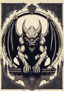 evil gargoyle