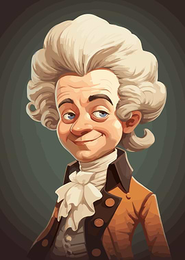 Amadeus Mozart Cartoon