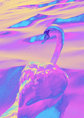 Retro Swan