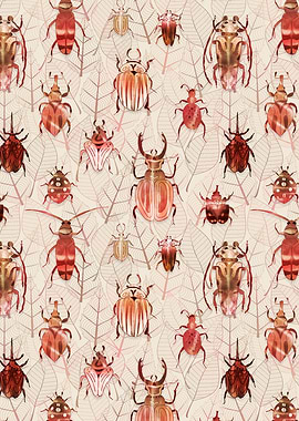 Peach Beetles and Scarabs