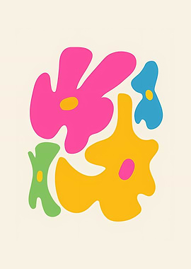 Flower Market Retro Colorf