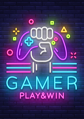 Gaming Gamer Play and Win