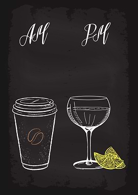 AM Coffee PM Gin Tonic