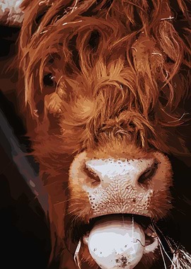 Funny Highland Cattle