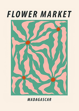 Flower market Madagascar