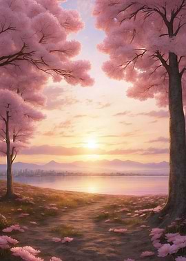 Sakura sunset