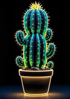 Neon cactus