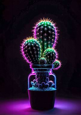 Neon cactus