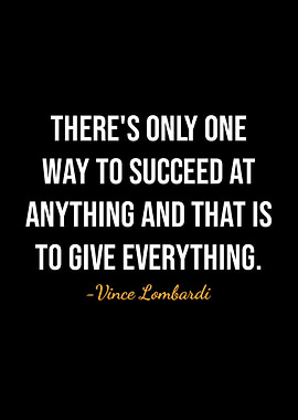Vince Lombardi Quotes