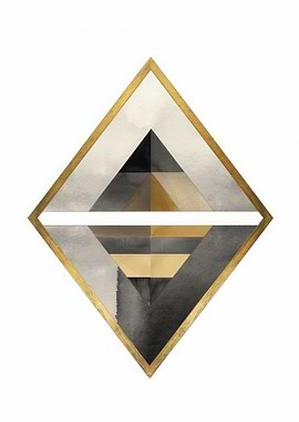 Geomatric Gold Bauhaus