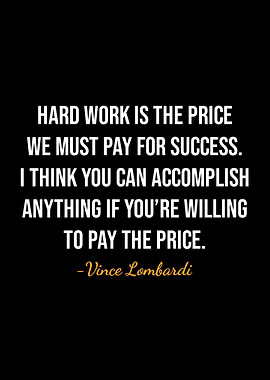Vince Lombardi Quotes