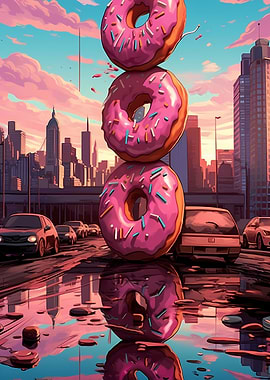 Donut tower