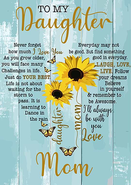 To My Daughter Gift