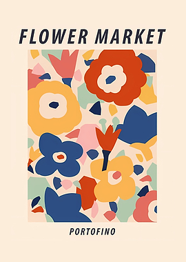 Flower market Portofino