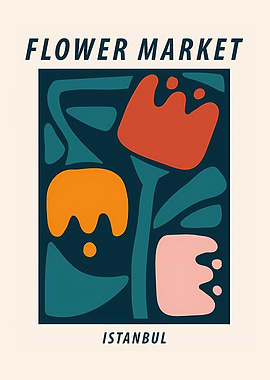 Flower market Istanbul