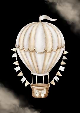 Watercolor Hot Air Balloon