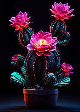 Neon cactus