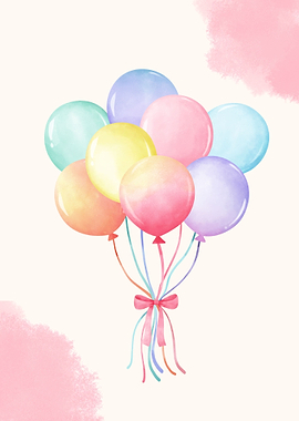 Watercolor Balloon