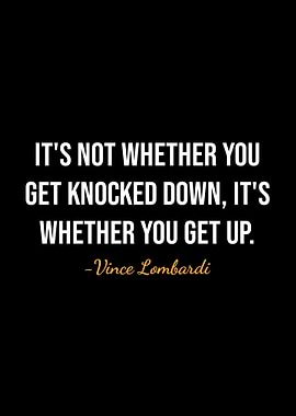 Vince Lombardi Quotes