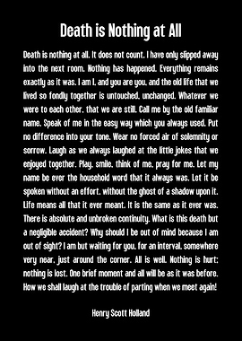 Henry Scott Holland Quote