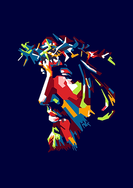 Jesus Christ WPAP Pop Art