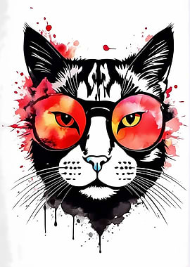 Watercolor Cat