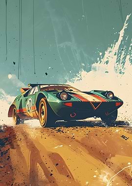 Lancia Stratos on a rally