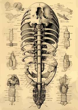 Human Spine Bone Medicine