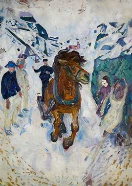 The galloping horse
