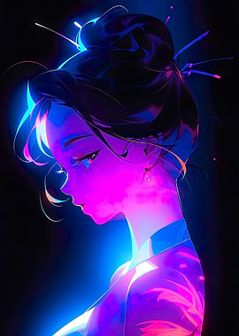 beautiful woman anime