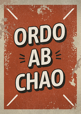 Ordo Ab Chao Latin Phrase