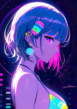 beautiful woman anime