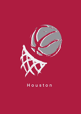 Minimalist art basketball